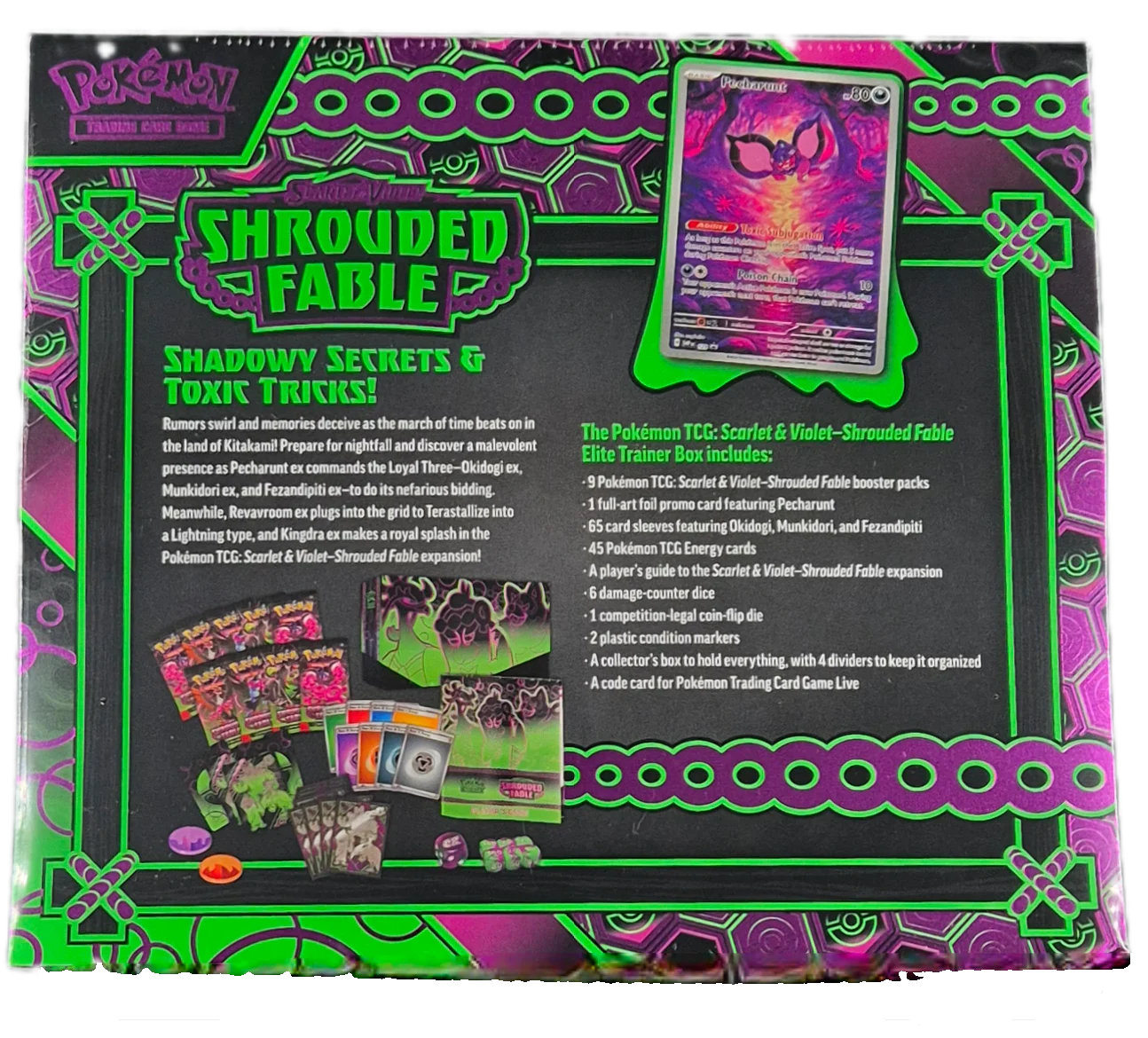 Pokémon Scarlet & Violet Shrouded Fable Elite Trainer Box