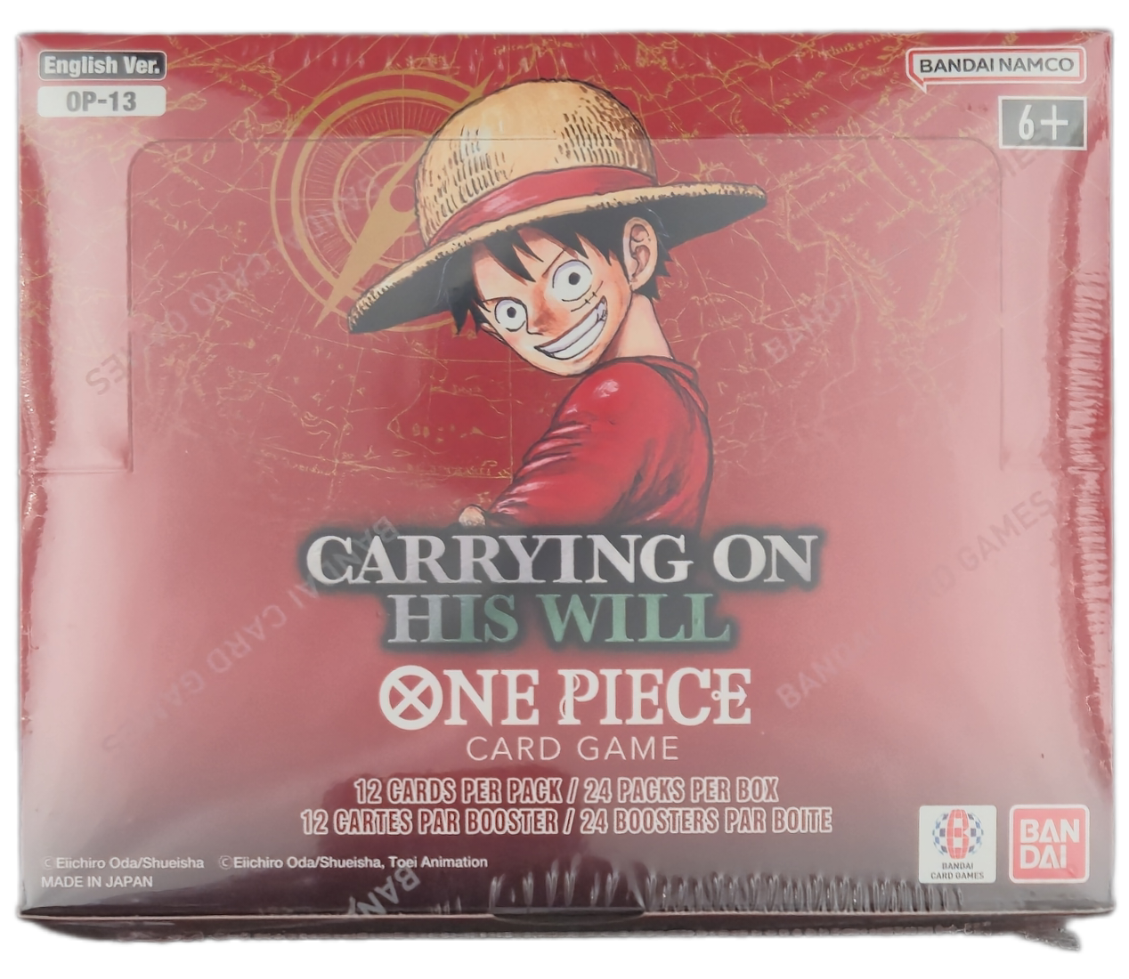 One Piece Carrying On His Will OP-13 Booster Box