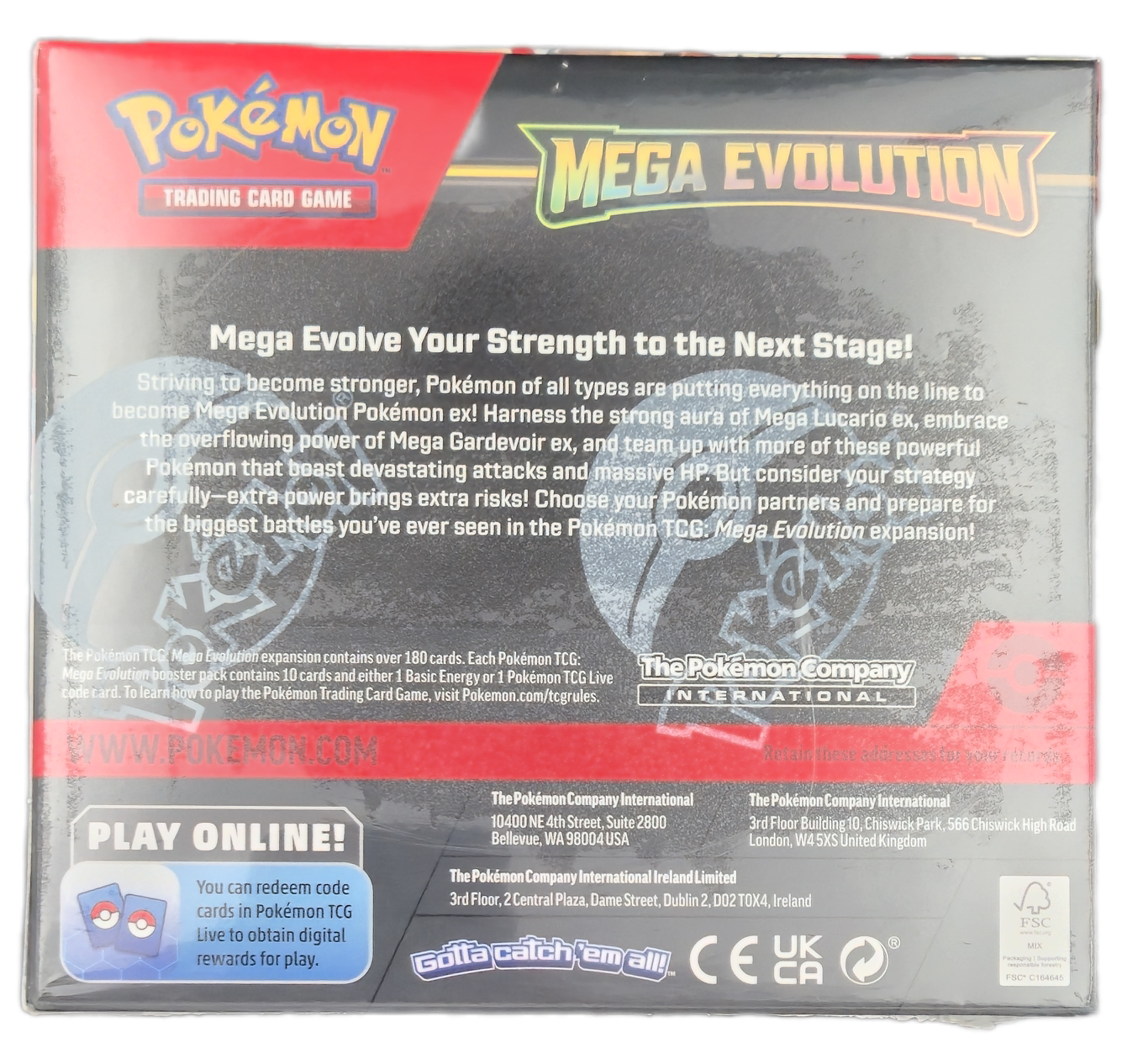Pokémon Mega Evolution Enhanced Booster Box