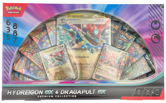 Pokémon TCG: Hydreigon ex & Dragapult ex Premium Collection Box (USA)