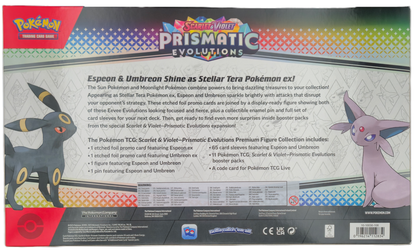 Prismatic Evolutions Premium Figure Collection