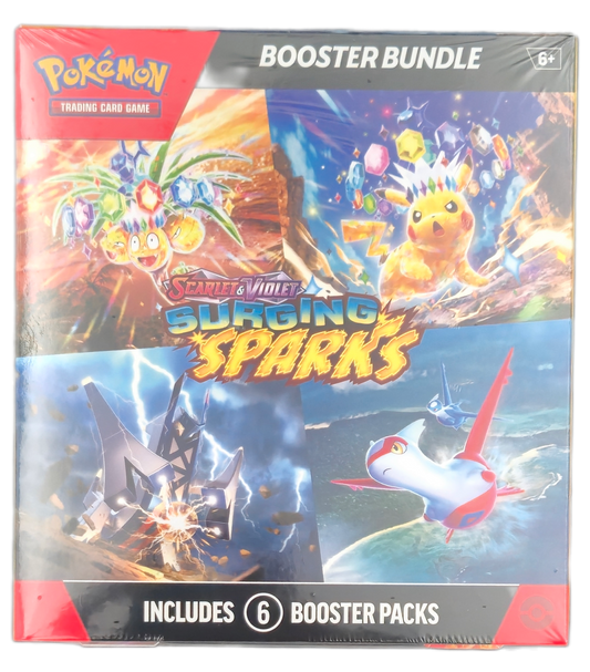 Surging Sparks Booster Bundle Pokémon Center Version