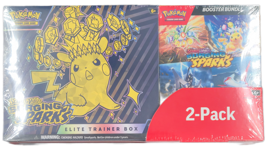 Pokémon TCG: Surging Sparks Elite Trainer Box & Booster Bundle Costco 2-Pack (USA)