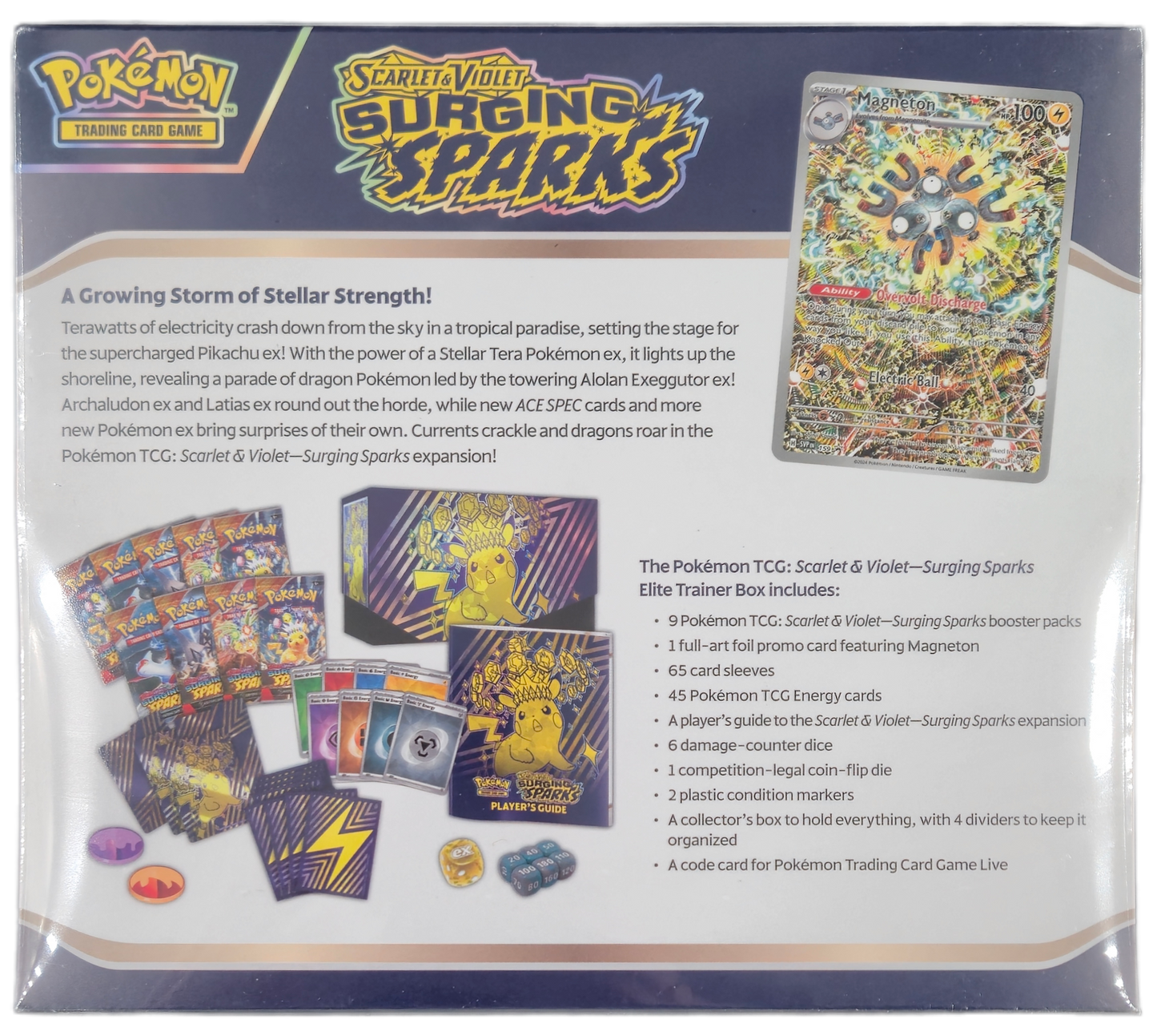 Pokémon Scarlet & Violet Surging Sparks Elite Trainer Box