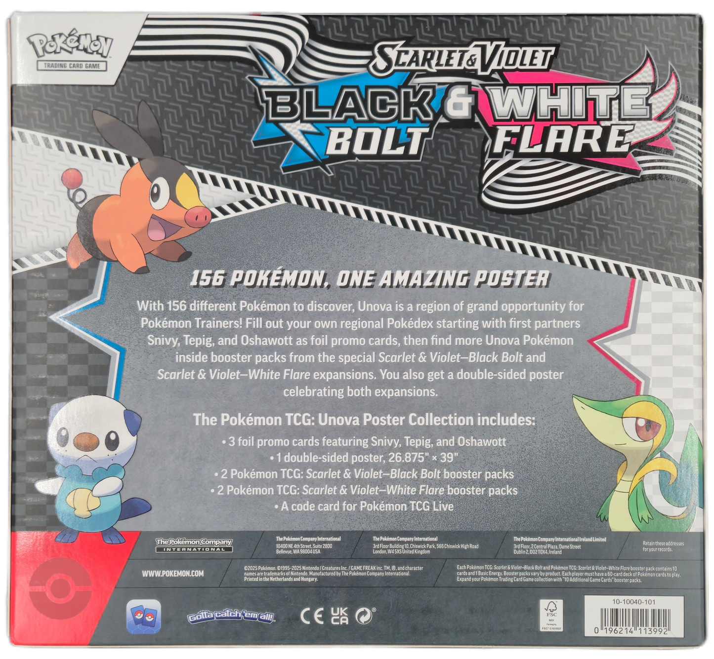 Black Bolt & White Flare: Unova Poster Collection