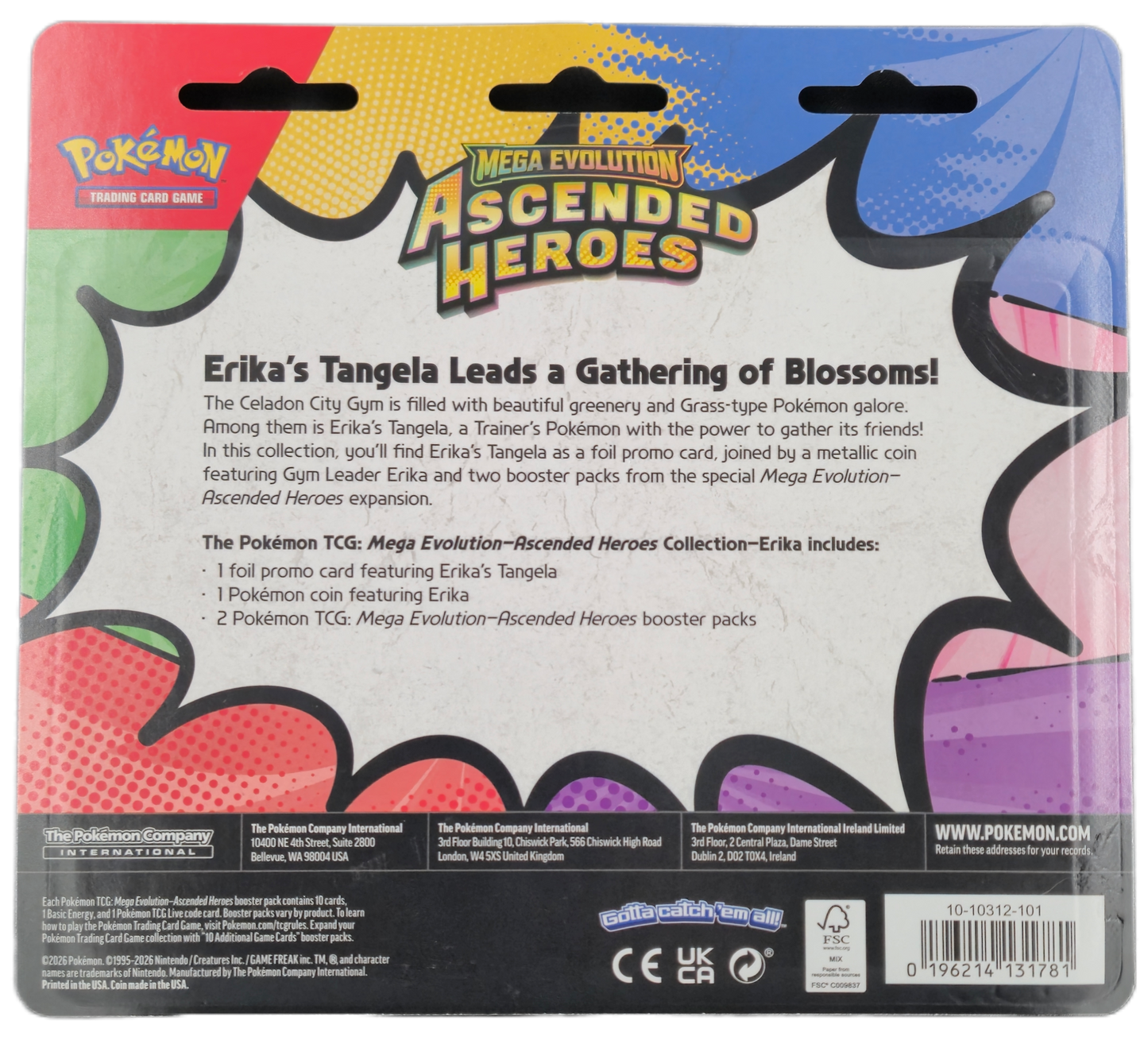 Pokémon Mega Evolution Ascended Heroes: Larry's Komala 2-Pack Blister