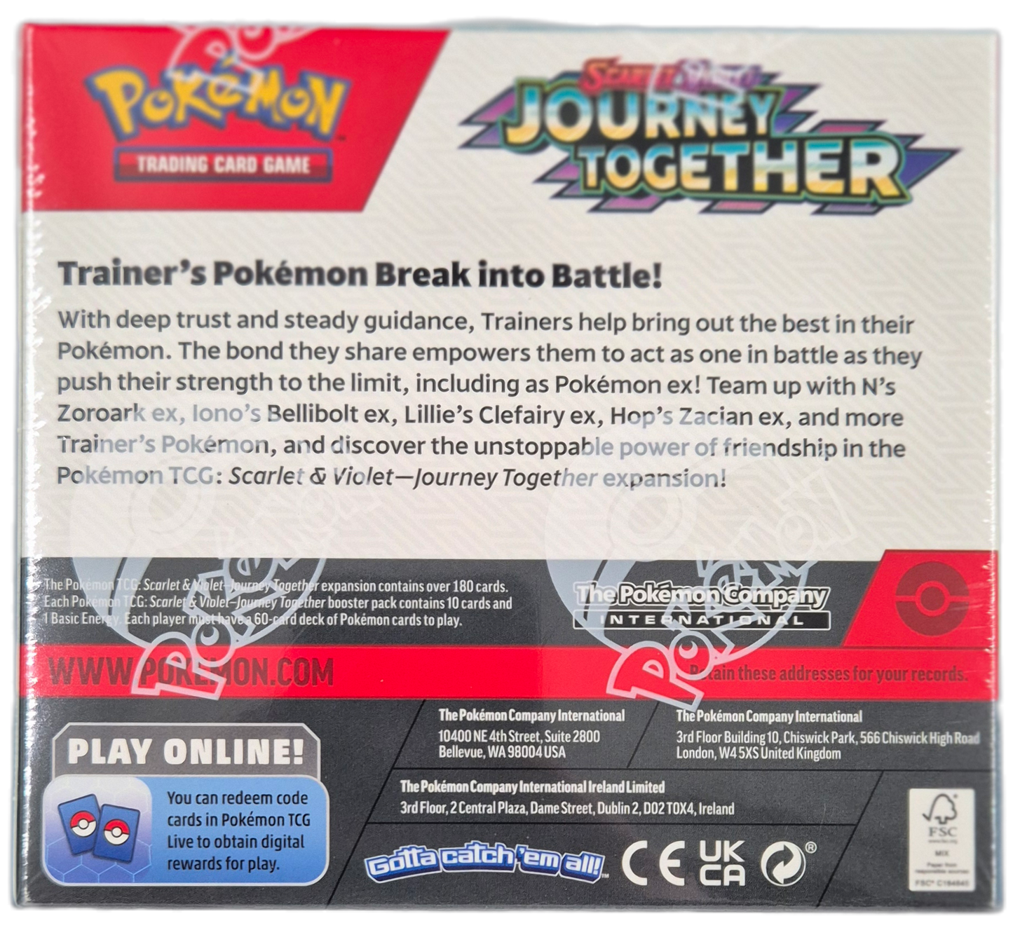 Pokémon Scarlet & Violet Journey Together Booster Box