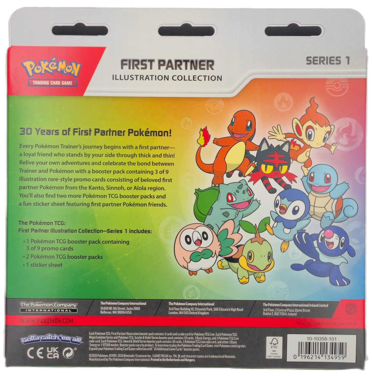 Pokémon TCG: First Partner Illustration Collection Series 1