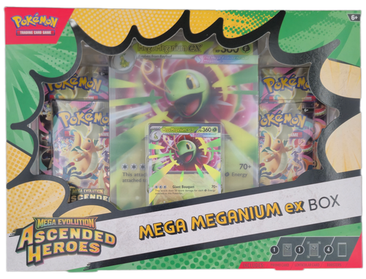 Pokémon Mega Evolution Ascended Heroes: Mega Meganium ex Box