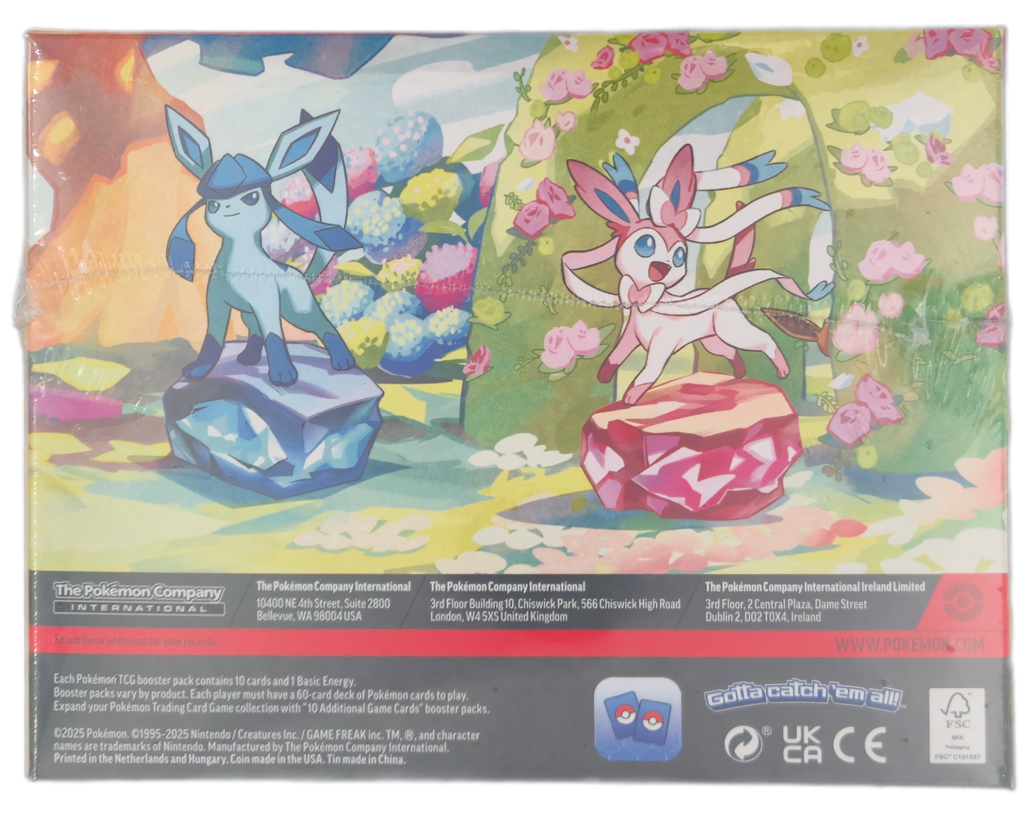 Pokémon Scarlet & Violet Prismatic Evolutions Mini Tin Display