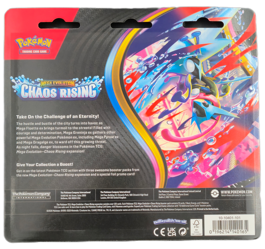 Pokémon Mega Evolution Chaos Rising: Charmeleon 3-Pack Blister