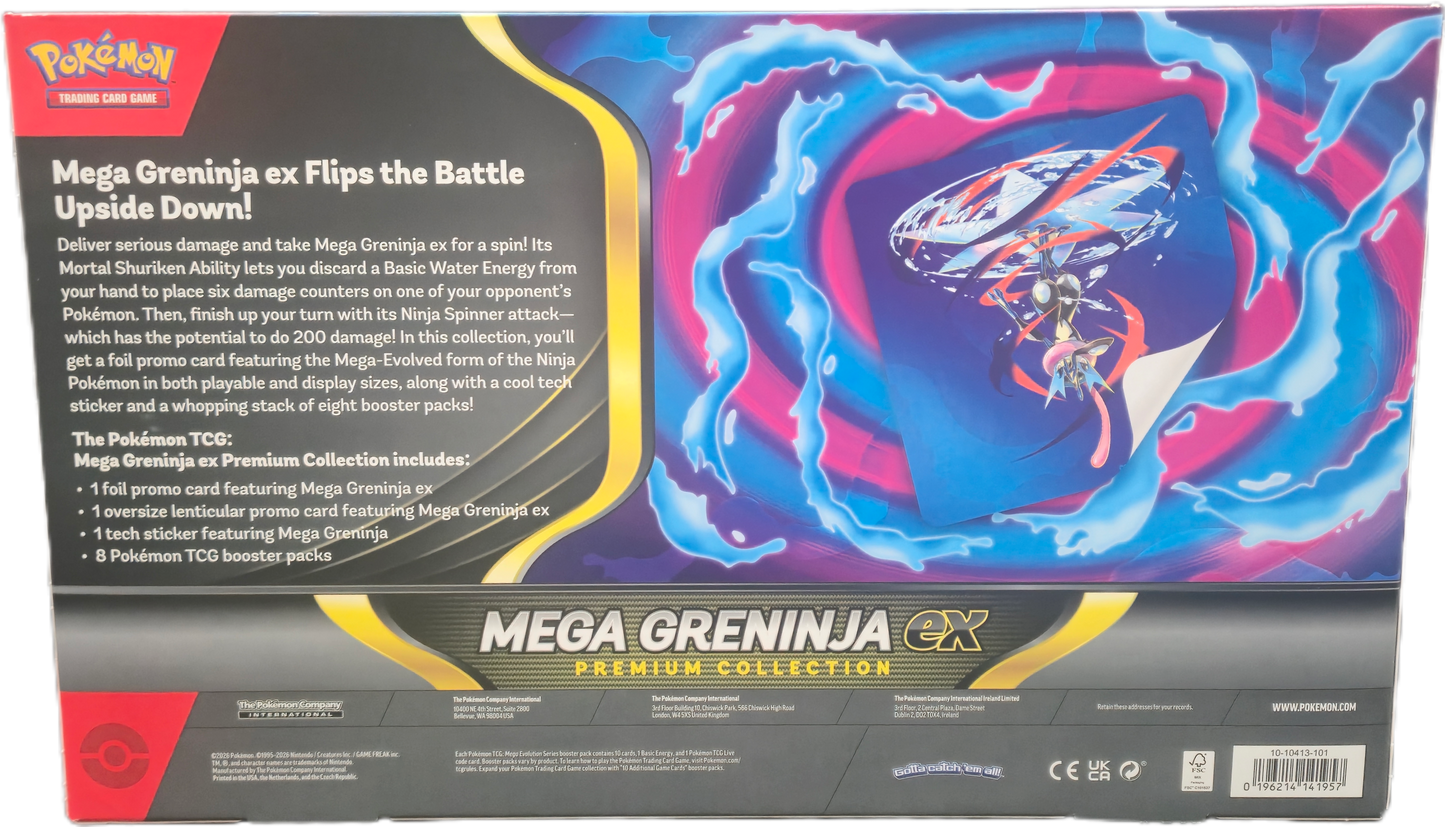 Pokémon TCG: Mega Greninja ex Premium Collection