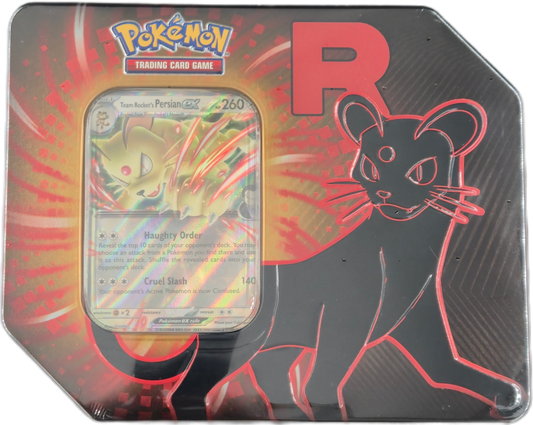 Pokémon Team Rocket Tins: Team Rocket's Persian ex Tin (US Version)