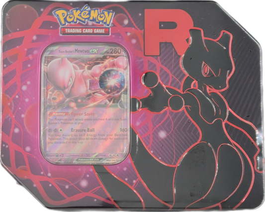 Pokémon Team Rocket Tins: Team Rocket's Mewtwo ex Tin (US Version)