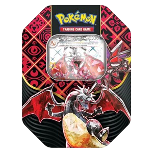 Pokémon Scarlet & Violet Paldean Fates: Tera Charizard ex Tin