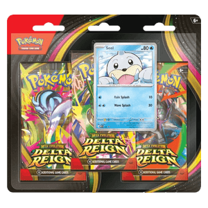 Pokémon Mega Evolution Delta Reign: Seel 3-Pack Blister