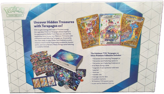 Pokémon TCG: Terapagos EX Ultra Premium Collection