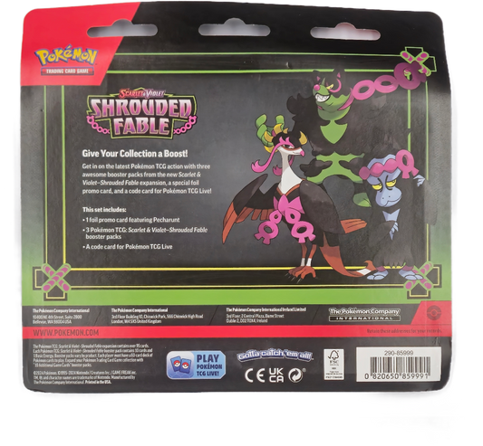 Pokémon Scarlet & Violet Shrouded Fable 3-Pack Blister