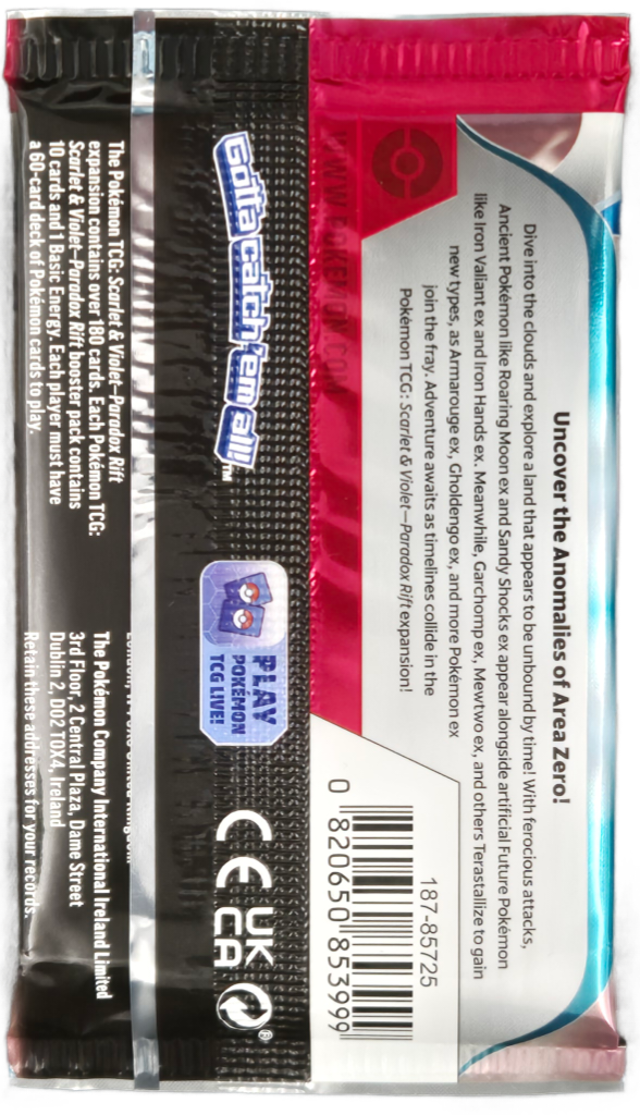 Pokémon Scarlet & Violet Paradox Rift Booster Pack