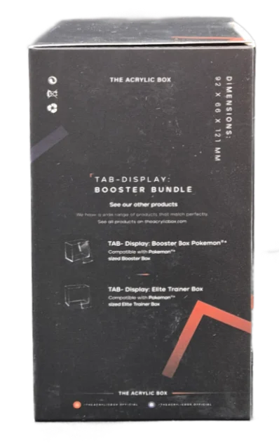 The Acrylic Box - Premium Acrylic Case Pokémon Booster Bundle