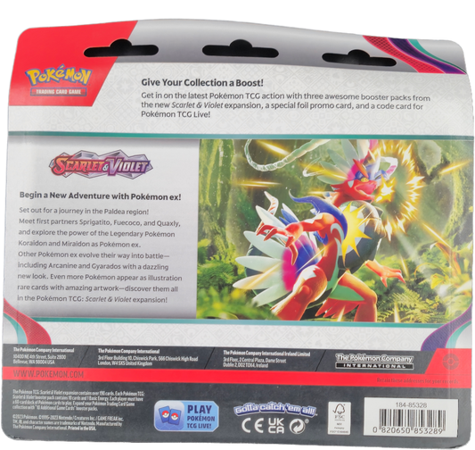 Pokémon Scarlet & Violet 3 Booster Blister Arcanine