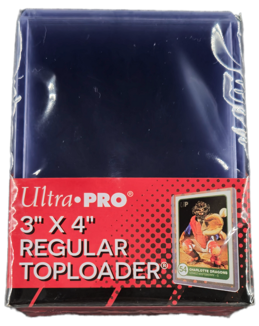 Ultra Pro Regular Toploader 3" x 4" (25 pieces)