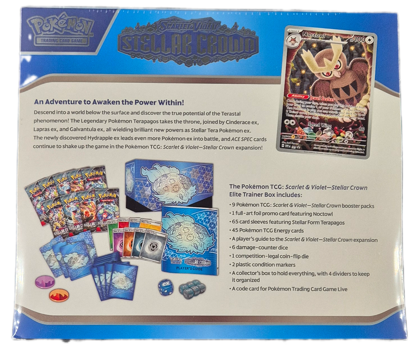 Pokémon Scarlet & Violet Stellar Crown Elite Trainer Box