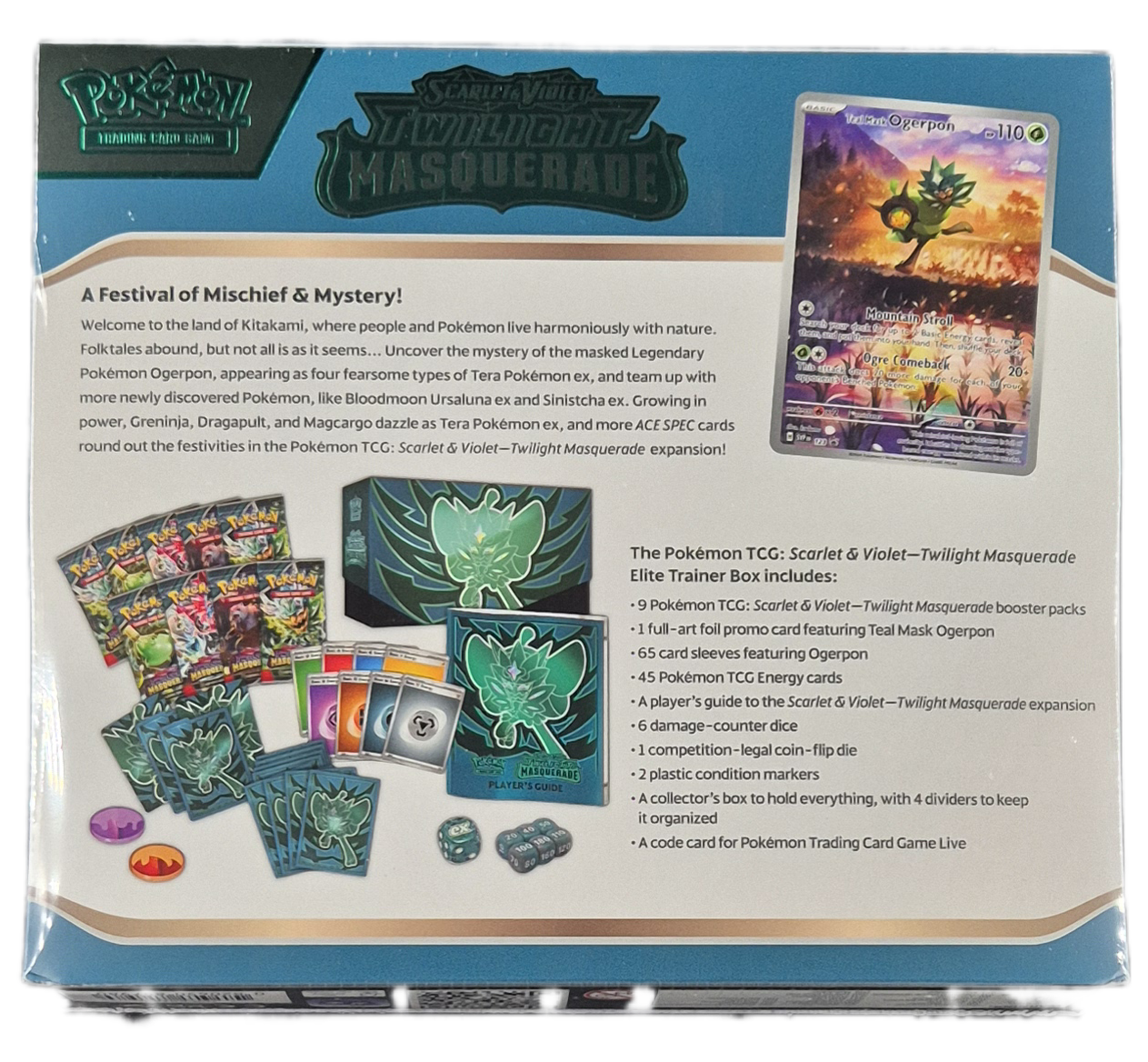 Pokémon Scarlet & Violet Twilight Masquerade Elite Trainer Box