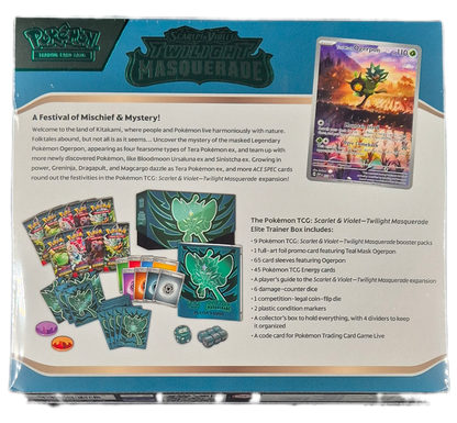 Pokémon Scarlet & Violet Twilight Masquerade Elite Trainer Box