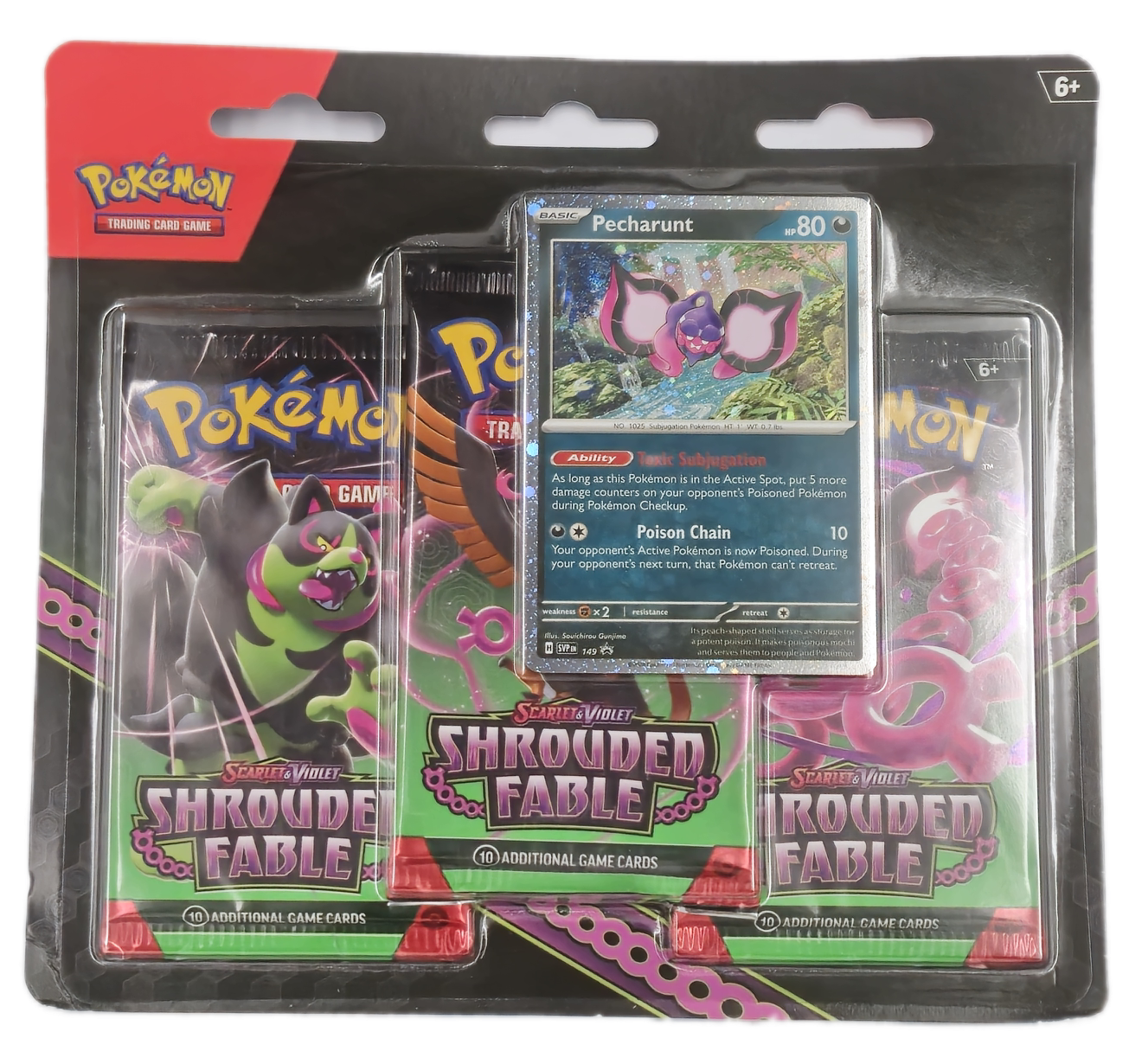 Pokémon Scarlet & Violet Shrouded Fable 3-Pack Blister