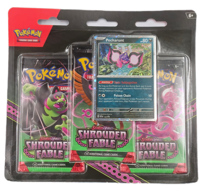 Pokémon Scarlet & Violet Shrouded Fable 3-Pack Blister
