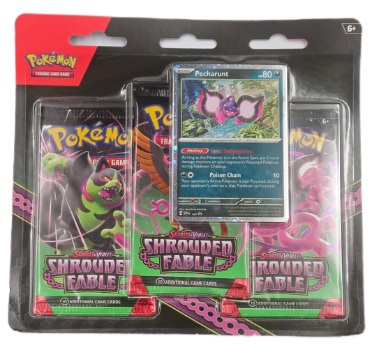 Pokémon Scarlet & Violet Shrouded Fable 3-Pack Blister