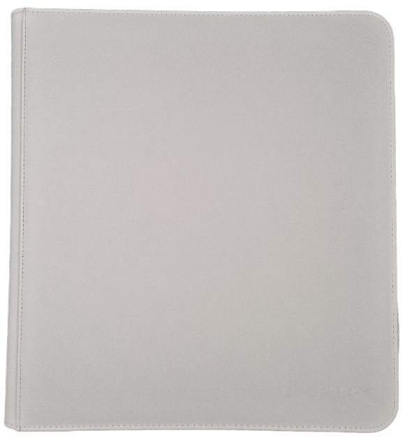 Ultra PRO 12-Pocket Zippered Premium PRO Binder - White