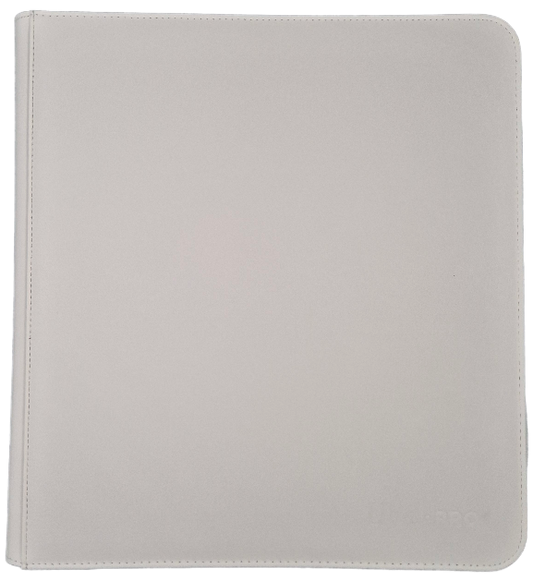Ultra PRO 12-Pocket Zippered Premium PRO Binder - White