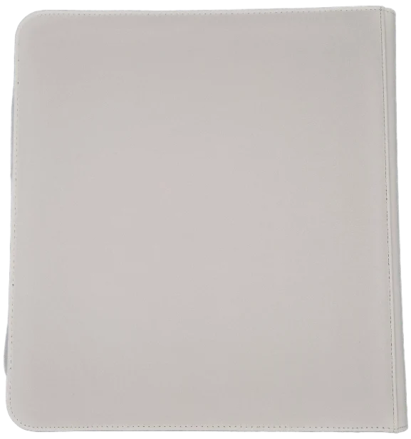 Ultra PRO 12-Pocket Zippered Premium PRO Binder - White