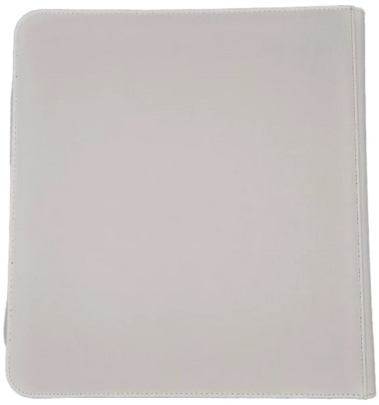 Ultra PRO 12-Pocket Zippered Premium PRO Binder - White
