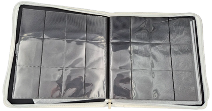Ultra PRO 12-Pocket Zippered Premium PRO Binder - White