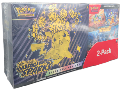 Pokémon TCG: Surging Sparks Elite Trainer Box & Booster Bundle Costco 2-Pack (USA)