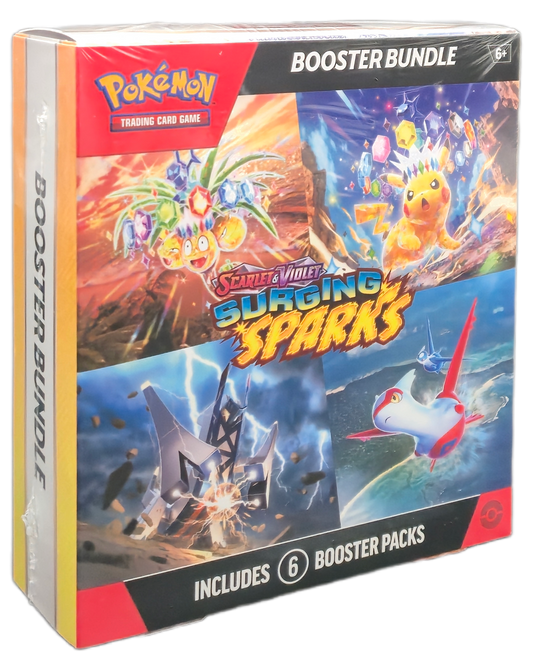 Surging Sparks Booster Bundle Pokémon Center Version