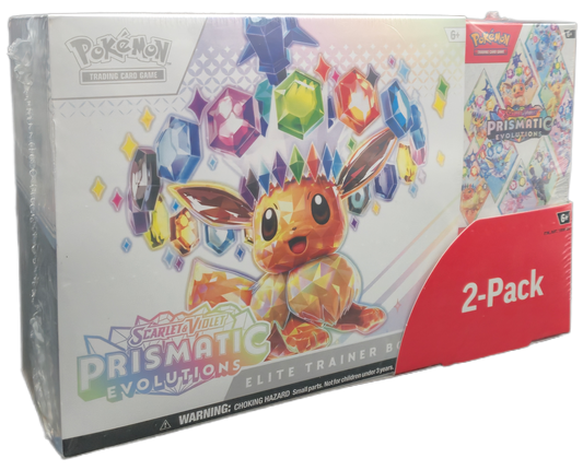 Pokémon TCG: Prismatic Evolutions Elite Trainer Box & Booster Bundle Costco 2-Pack (USA)