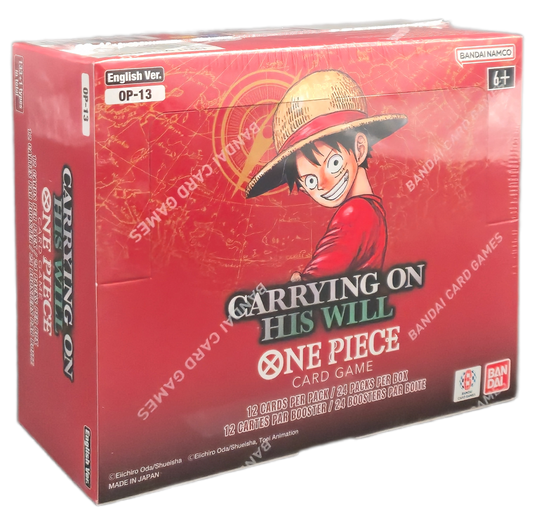 One Piece Carrying On His Will OP-13 Booster Box