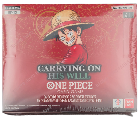 One Piece Carrying On His Will OP-13 Booster Box