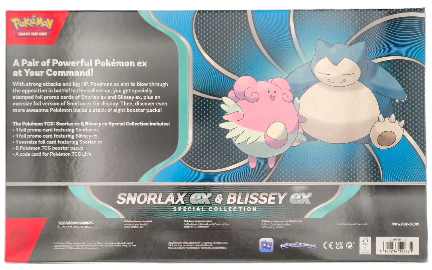 Pokémon TCG: Snorlax ex & Blissey ex Special Collection