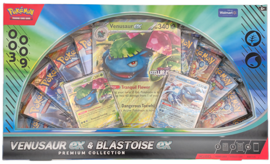 Pokémon TCG: Venusaur ex & Blastoise ex Premium Collection