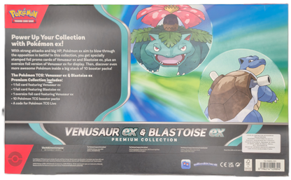 Pokémon TCG: Venusaur ex & Blastoise ex Premium Collection