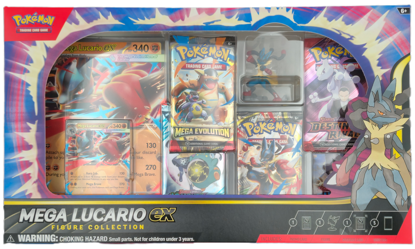 Pokémon TCG: Mega Lucario ex Figure Collection