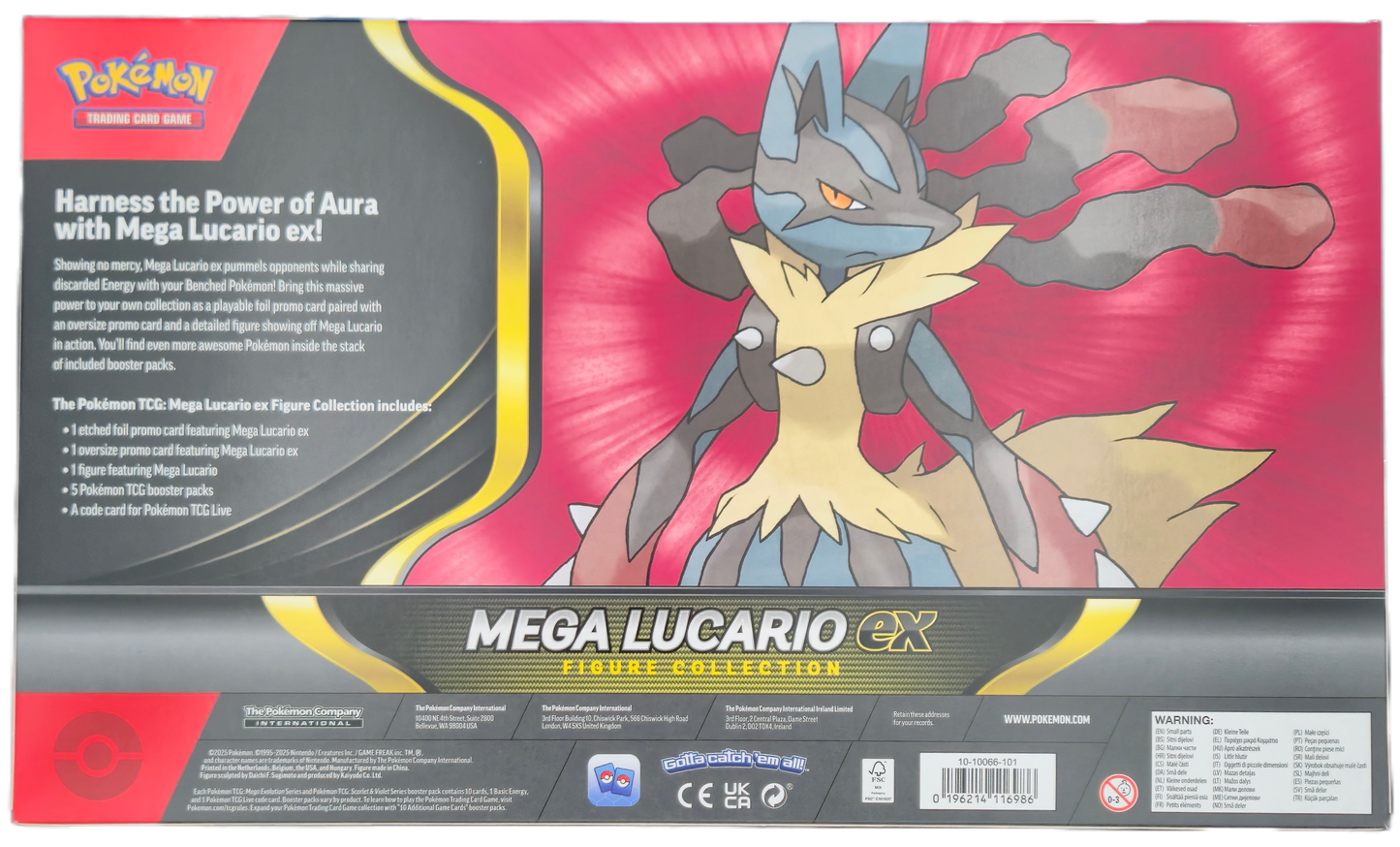 Pokémon TCG: Mega Lucario ex Figure Collection