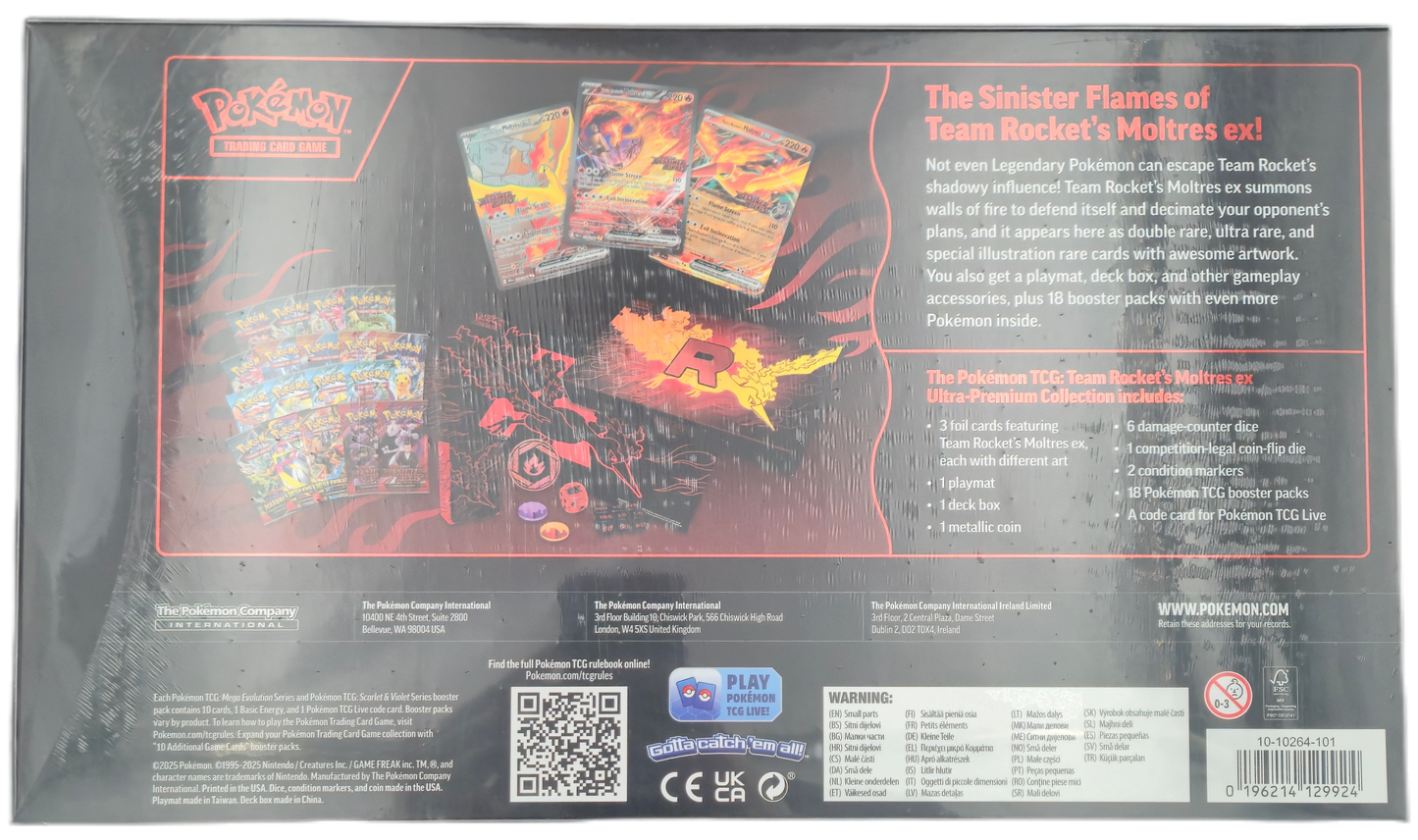 Pokémon Team Rocket’s Moltres Ultra Premium Collection Box