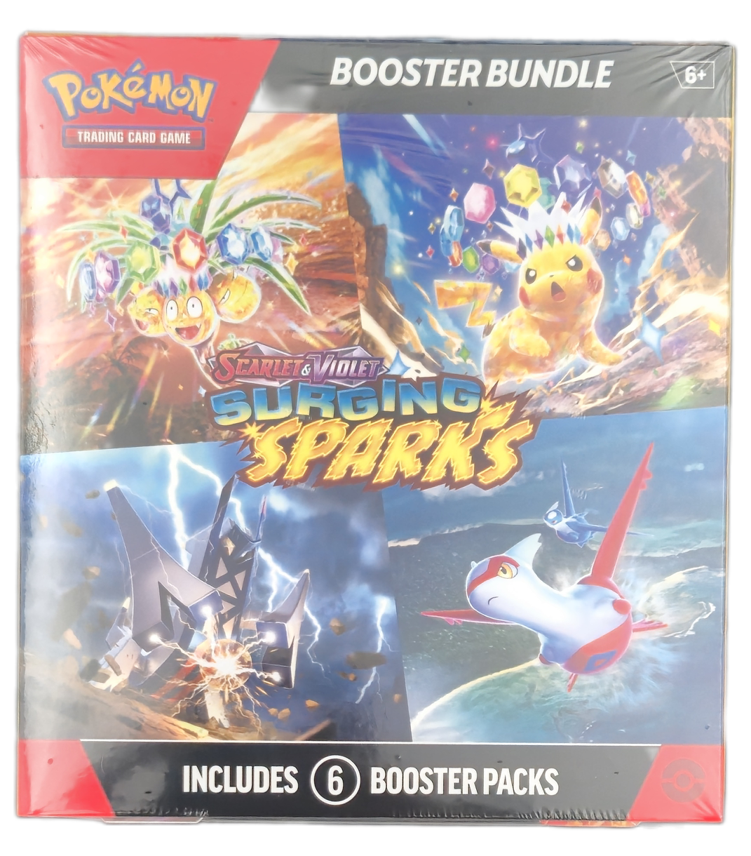 Surging Sparks Booster Bundle Pokémon Center Version