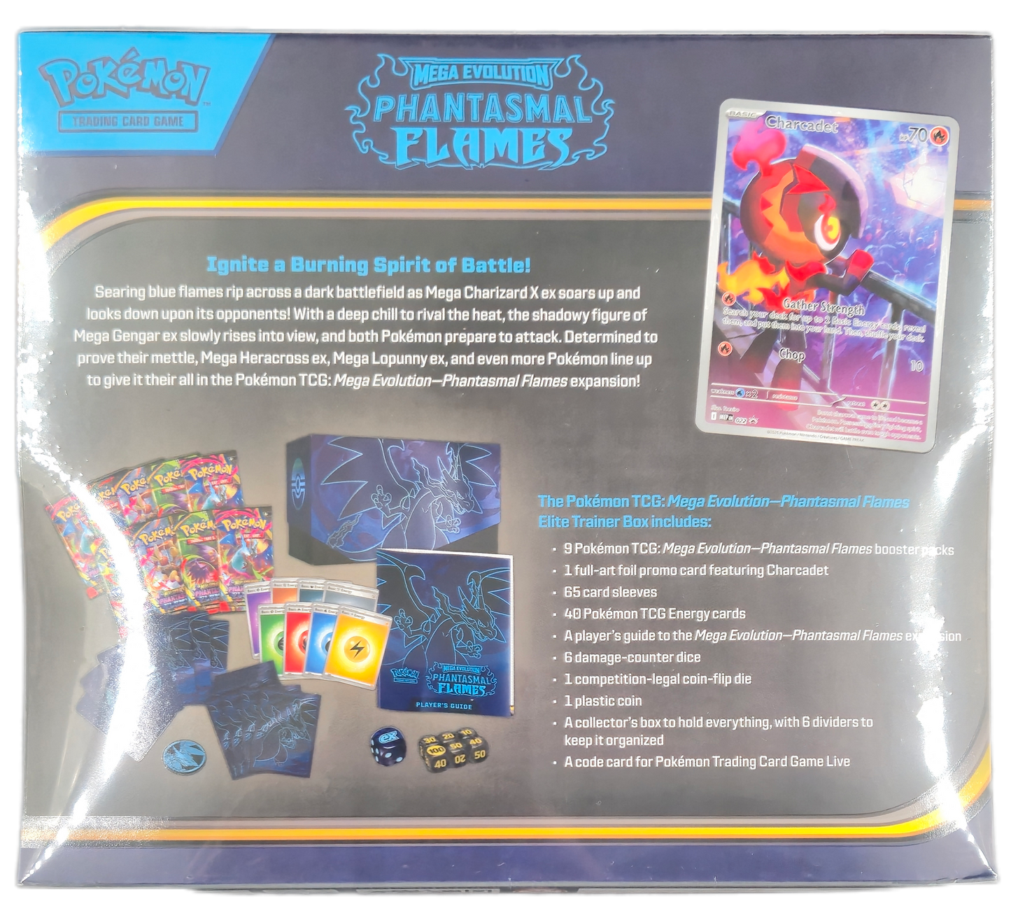 Pokémon Mega Evolution - Phantasmal Flames Elite Trainer Box